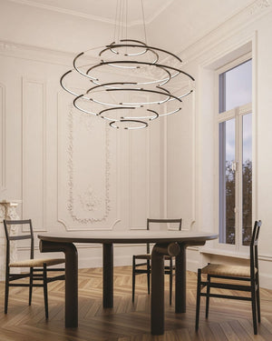 Nine-tier Aluminium Chandelier | Drop 9