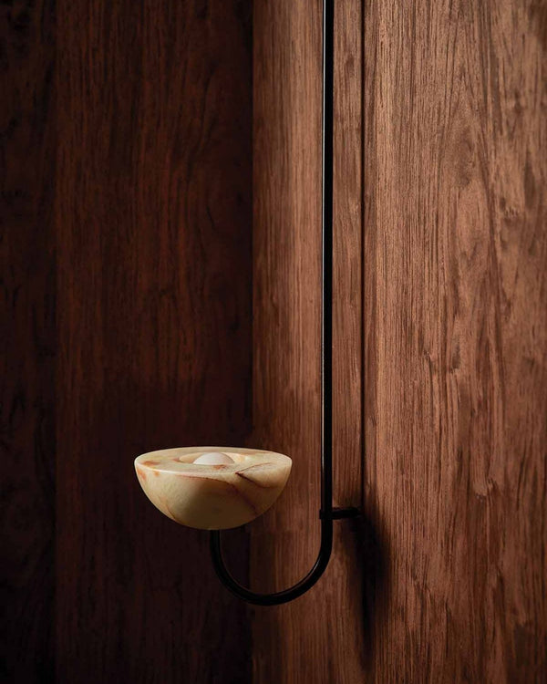 Large with Cornice / Jade Onyx & Brushed Black / Opal