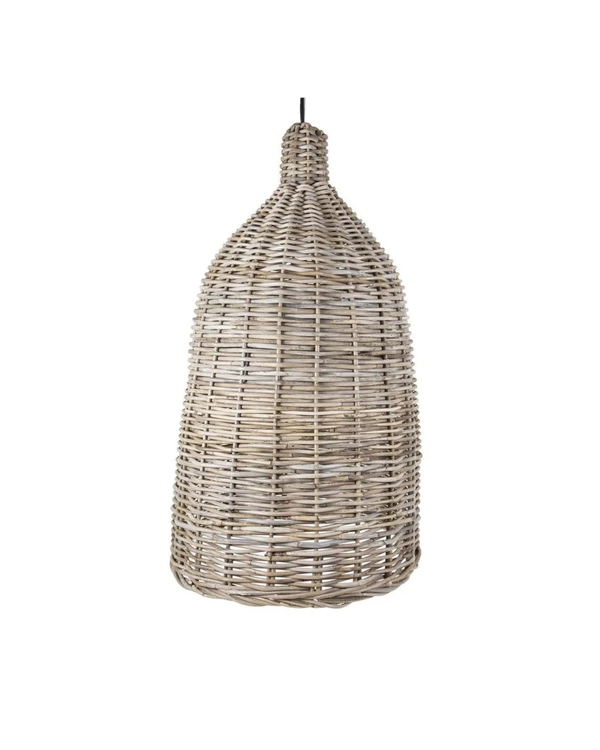 Organic Woven Rattan Pendant Light