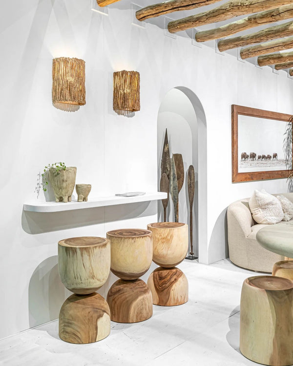 Organic Banana Leaf Wall Sconce | Irie