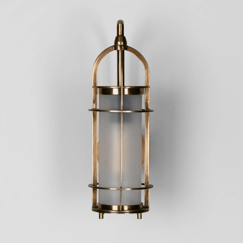 Outdoor Modern Caged Wall Light – Lighting Collective
