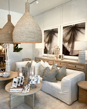 Palm Organic Dome Pendant | Ambient | Lighting Collective | Pendants in a Showroom