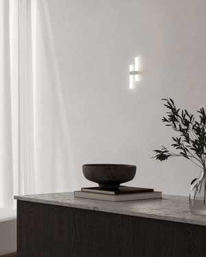 Parallel Cylinder Wall Sconce