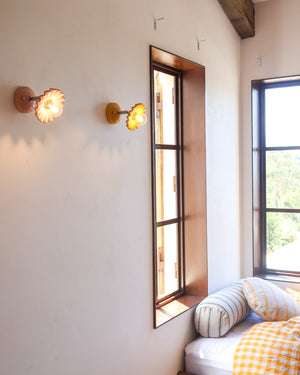 Pleated Ceramic Wall Light LightingCollective | Lo Scoglio | Kids Room