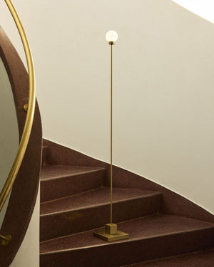 Portable Mid-Century Modern Orb Floor Lamp | Lighting Collective