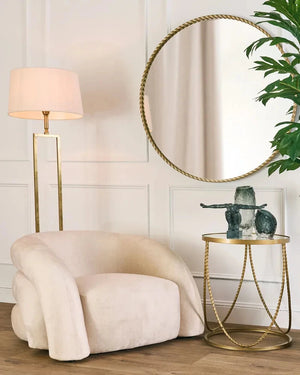 Rectangular Brass Floor Lamp Lighting Collective 