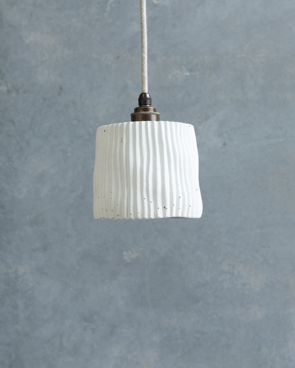 Bone White / New Brass / Canvas Pulley