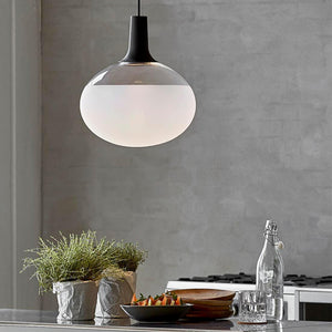 Scandinavian Frosted Sphere Pendant | Black | Nordlux Pendant