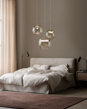 Scandinavian Glass Orb Pendant Light-Lighting Collective