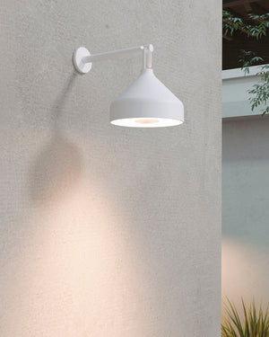 Simple Rechargeable Wall Light White Outdoor