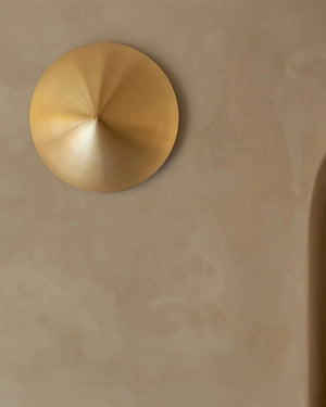 Simplistic Steel Shade Wall Light