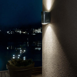 Sleek Cylinder Exterior Wall Light | Lighting Collective