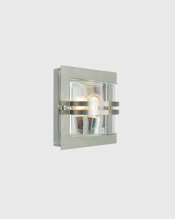 Stainless Steel / Clear Glass