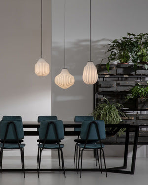 Striped Blown Glass Pendant-Lighting Collective