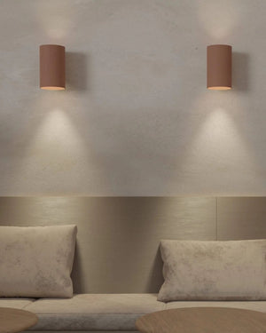 Textured Cylindrical Wall Light | Terra