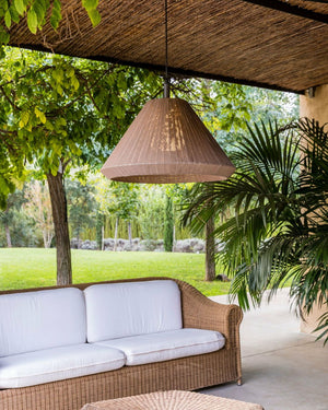 Textile Cone Pendant Light