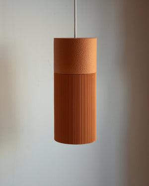 Textured Cylindrical Split Pendant Light | Terra