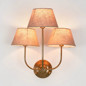 Traditional Three Arm Wall Lamp | Lighting Collective
