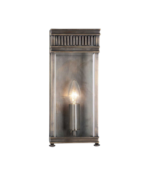 Traditional Brass Georgian Half Lantern Wall Light | Various Colours & Sizes