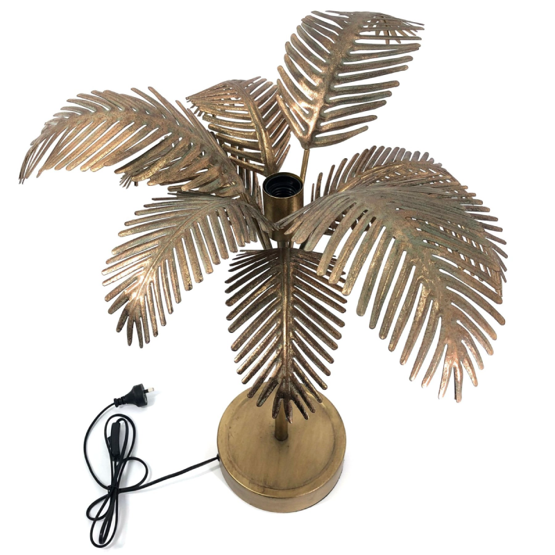 Tropical Palm Leaves Table Lamp – Lighting Collective