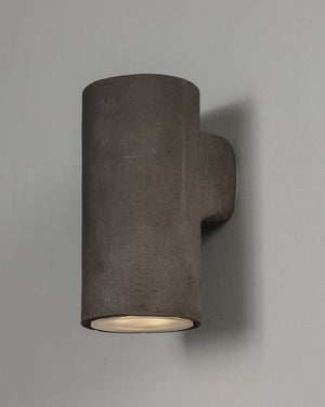 Tuscan Clay Outdoor Down Light Galestro Nero