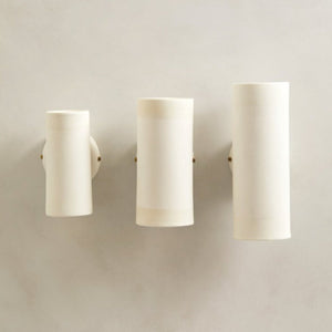 Handmade Up & Down Porcelain Wall Light | White | Lighting Collective