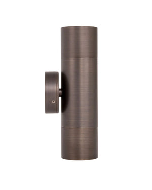 Up & Down Pillar Light | Antique Brass | TRIColour