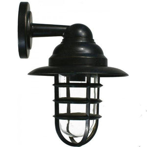 Vintage Exterior Wall Light | Industrial Finish-Wall Lights-Lighting Inspirations (Lode)-Lighting Collective
