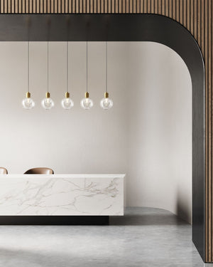 Vintage Glass Sphere Pendant Light | Lighting Collective