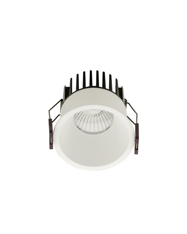 White Aluminium Recessed Downlight