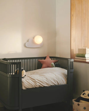 White Cloud Wall Light above baby cot | Lighting Collective