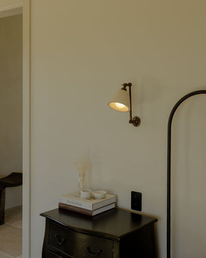 Adjustable Arm Concrete Wall Light