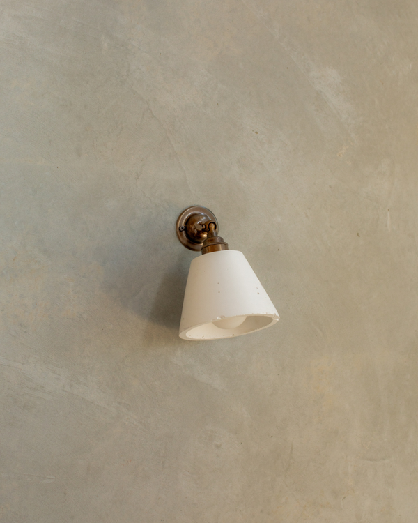 Bone White / Antique Brass