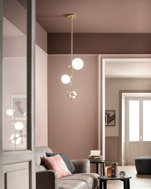 Adjustable Rod Vertical Orb Pendant - Lighting Collective