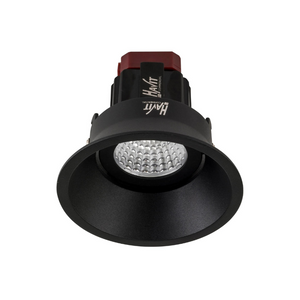 Adjustable Round Deep Recessed LED Downlight | Five Colour | Black
