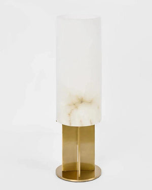 Alabaster & Iron Table Lamp | Lighting Collective 