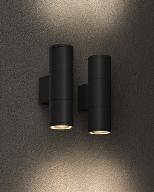 Aluminium Up and Down Wall Light | Assorted Finishes - Lighting Collective