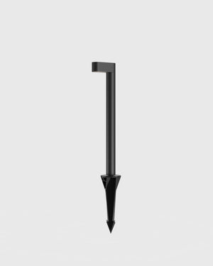 Outdoor spike light in black finish