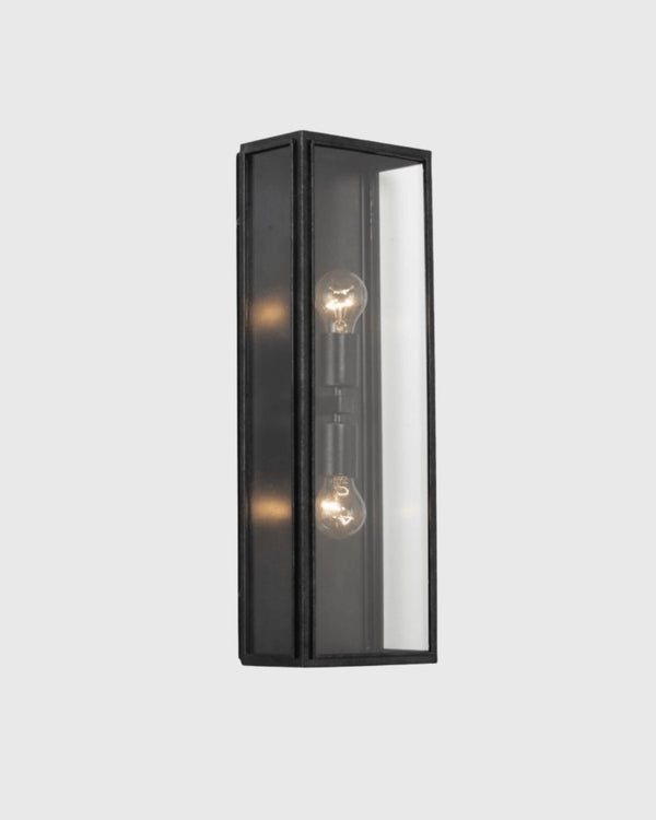 Antique Black Square Wall Sconce