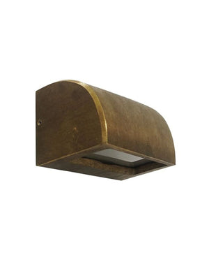 Antique Bronze Curved Surface Mounted Step Light - Lighting Collective
