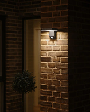 Architectural Exterior Solar Wall Light | Styled on an Exterior Entryway