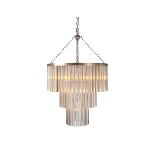 Art Deco Three-Tier Chandelier | Lighting Collective