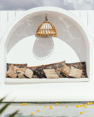 Artistic Handmade Bamboo Pendant