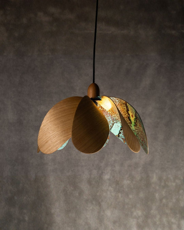 Australian Timber Propeller Pendant | Copper Patina