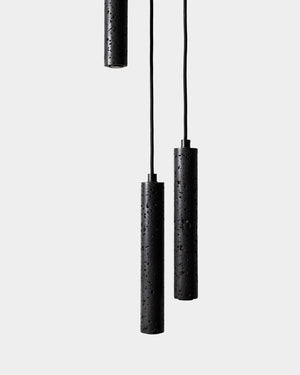 Lavastone bang pendant cluster