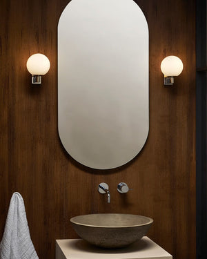 Bathroom Orb Wall Light | Assorted Finish-Lighting Collective