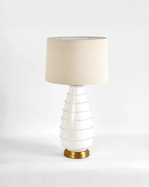 Beaded Ceramic Table Lamp - Lighting Collective