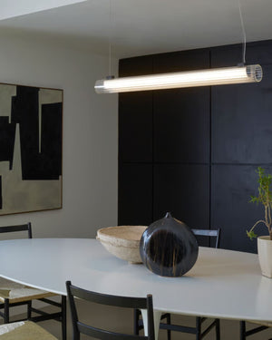 Black Linear LED Pendant Light-Lighting Collective