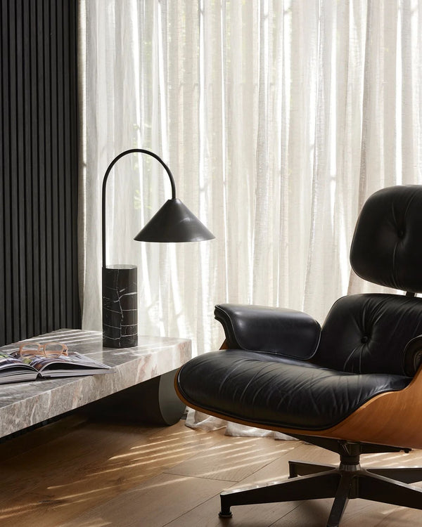 Black Marble Table Lamp