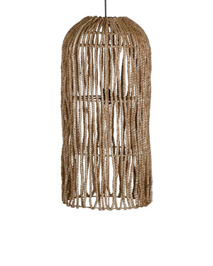 Braided Banana Fibre Pendant Shade | Zion | Natural | Lighting Collective